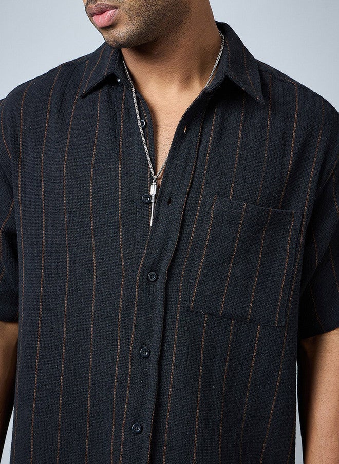 CHIMPAAANZEE Tartan Checked Oversized Casual Shirt - Image 3